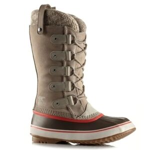 Womens Size 9.5 Sorel Joan of Arctic II Fossil Knit Waterproof Boots